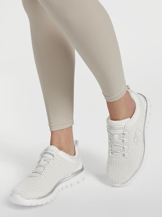 skechers ljubek 2.0 slip-on trener bela deichmann