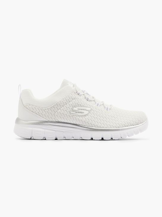 skechers ljubek 2.0 slip-on trener bela deichmann