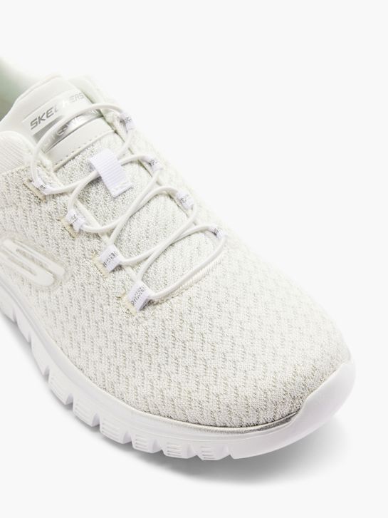 skechers ljubek 2.0 slip-on trener bela deichmann