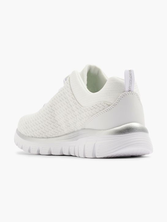 skechers ljubek 2.0 slip-on trener bela deichmann