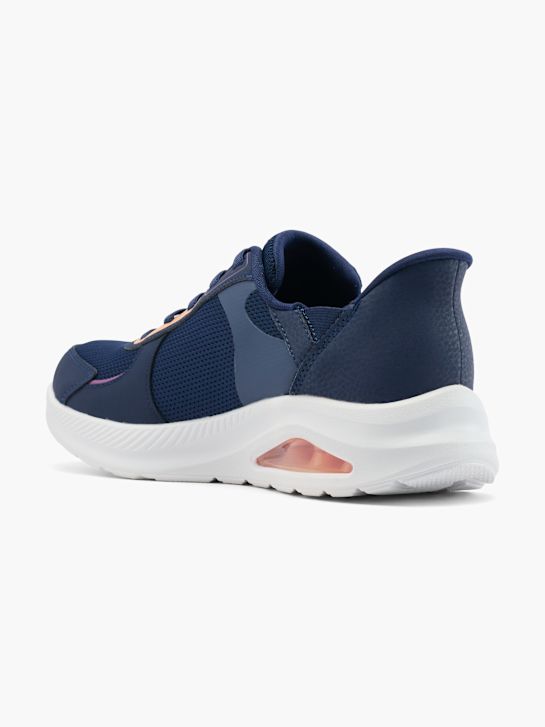 skechers centourist zraka swift fit slip-on trener modra deichmann