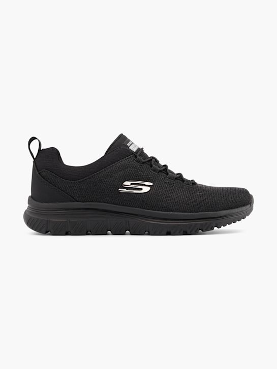 skechers ljubek 4.0 slip-on trener Črno deichmann