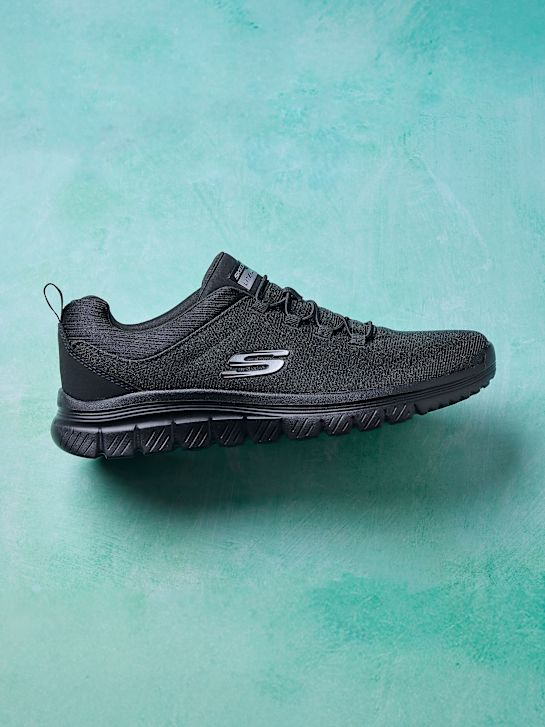 skechers ljubek 4.0 slip-on trener Črno deichmann