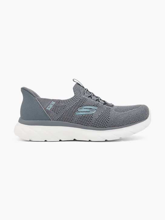 skechers swift fit edini ponudnik slip-on trener siva deichmann