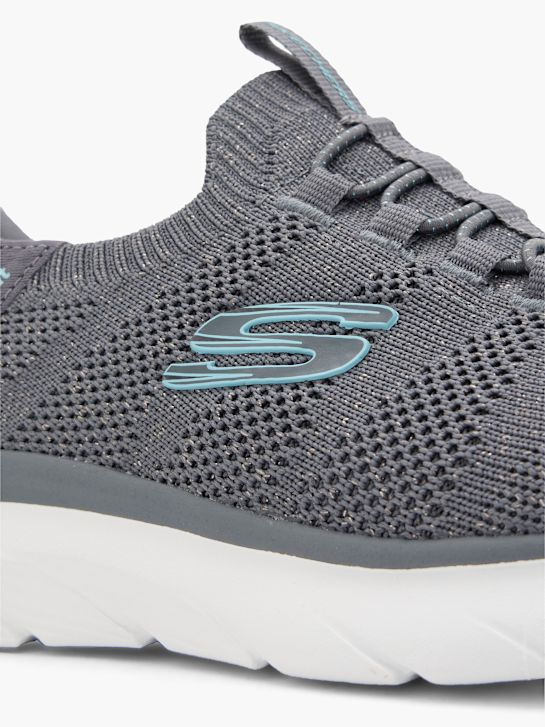 skechers swift fit edini ponudnik slip-on trener siva deichmann