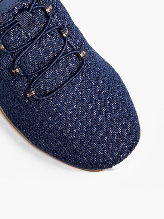 skechers ljubek 2.0 slip-on trener modra deichmann