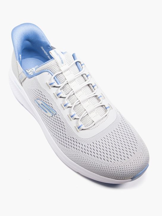 skechers swift fit slip-on trener siva deichmann