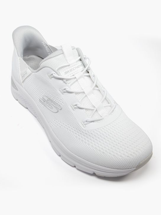 skechers arch udobje amp swift fit slip-on trener bela deichmann