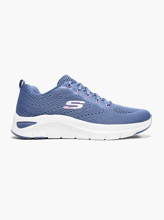 skechers arch udobje 2.0 trener modra deichmann