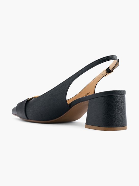 modni brvi slingback pete black deichmann