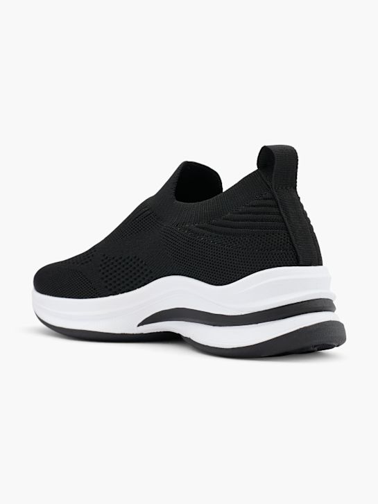 graceland slip-on trener Črno deichmann