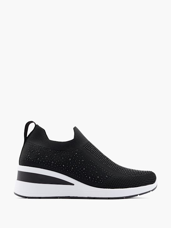 graceland slip-on trener Črno deichmann