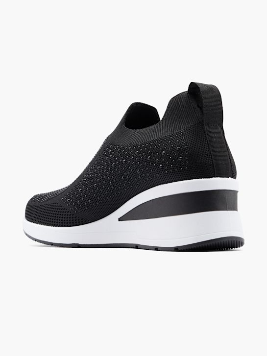 graceland slip-on trener Črno deichmann