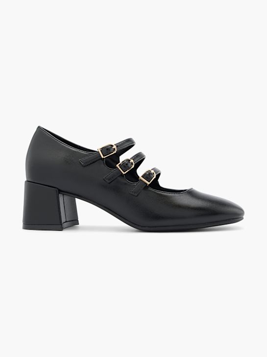 modni brvi mary jane privezan pete black deichmann