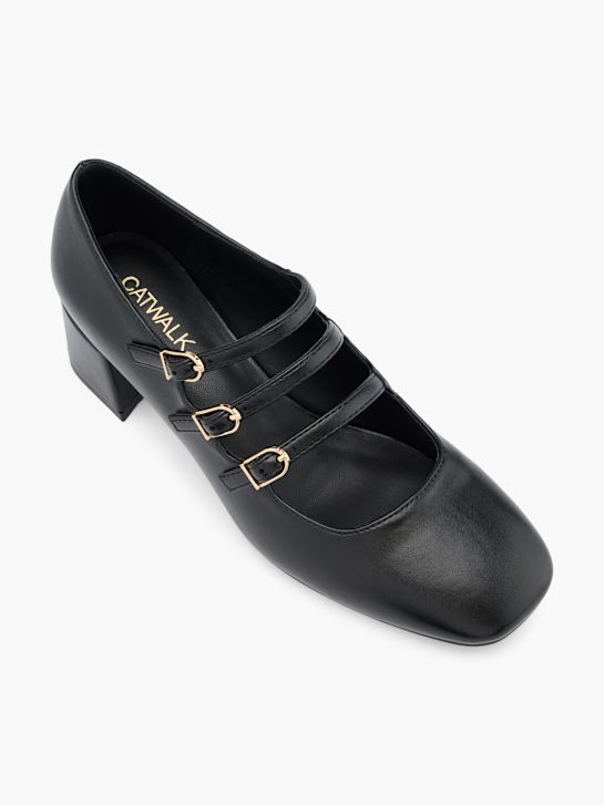 modni brvi mary jane privezan pete black deichmann
