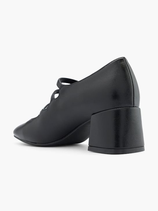 modni brvi mary jane privezan pete black deichmann