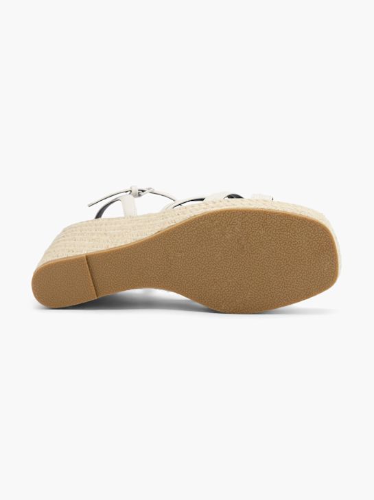 modni brvi nagnila sandali bela deichmann