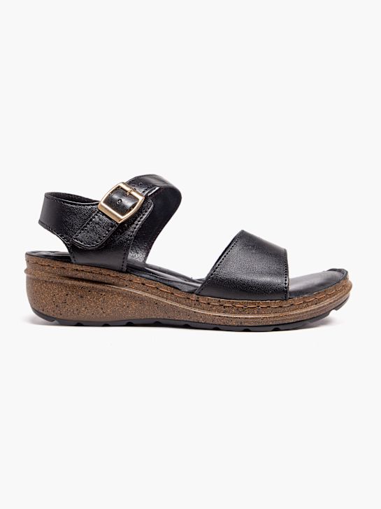 enostavno ulica nagnila sandali black deichmann