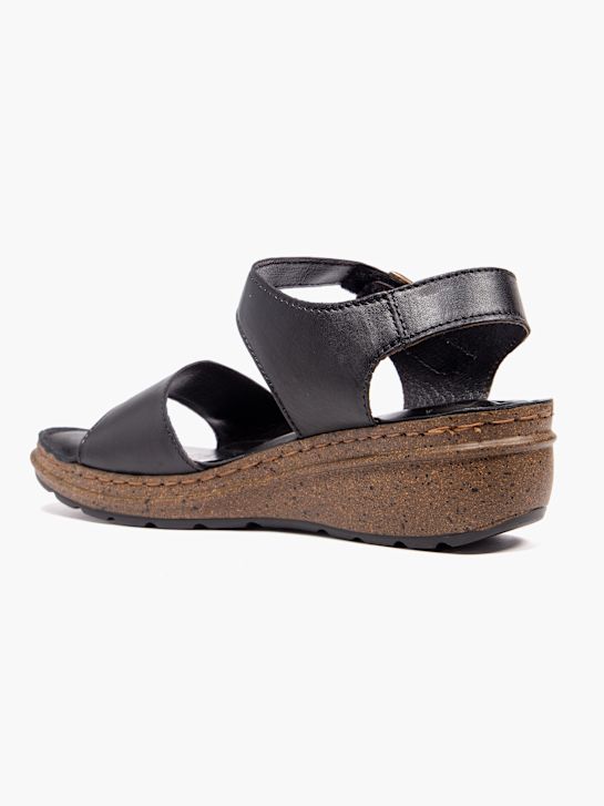enostavno ulica nagnila sandali black deichmann