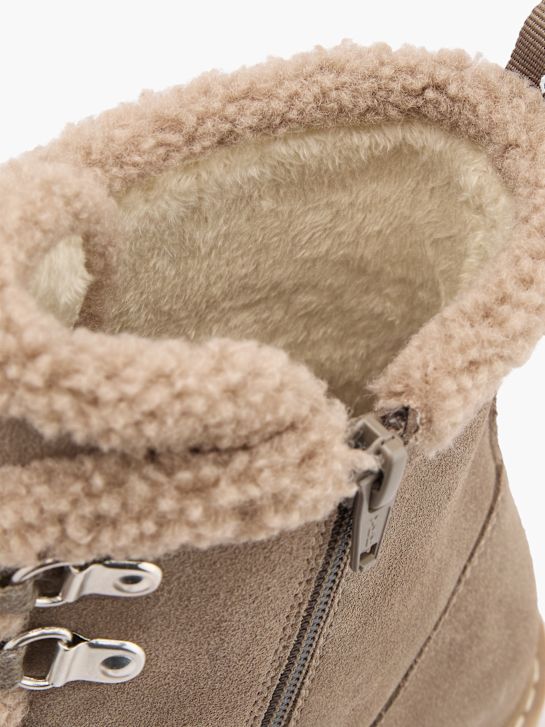 hush puppies Čipke-up boot taupe deichmann