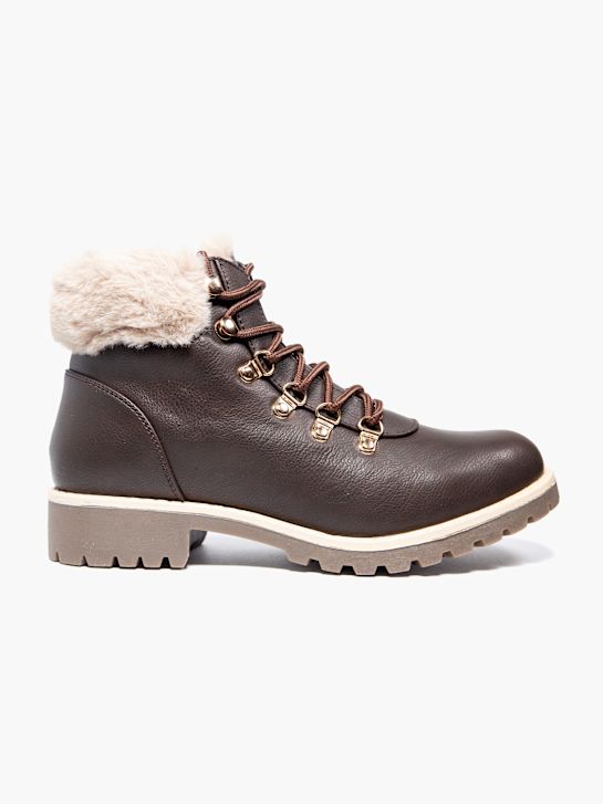 graceland Čipke-up boot brown deichmann