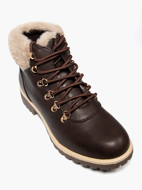 graceland Čipke-up boot brown deichmann