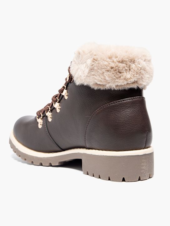 graceland Čipke-up boot brown deichmann