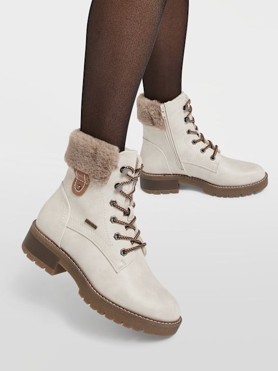 landrover Čipke-up boot offwhite deichmann