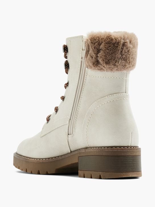 landrover Čipke-up boot offwhite deichmann