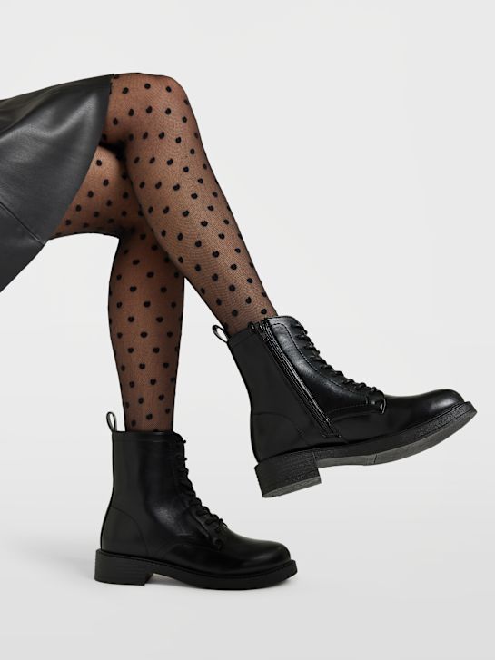 graceland Čipke-up boot black deichmann