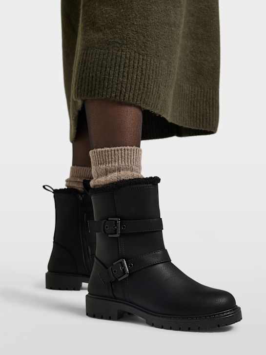 landrover winter boot black deichmann