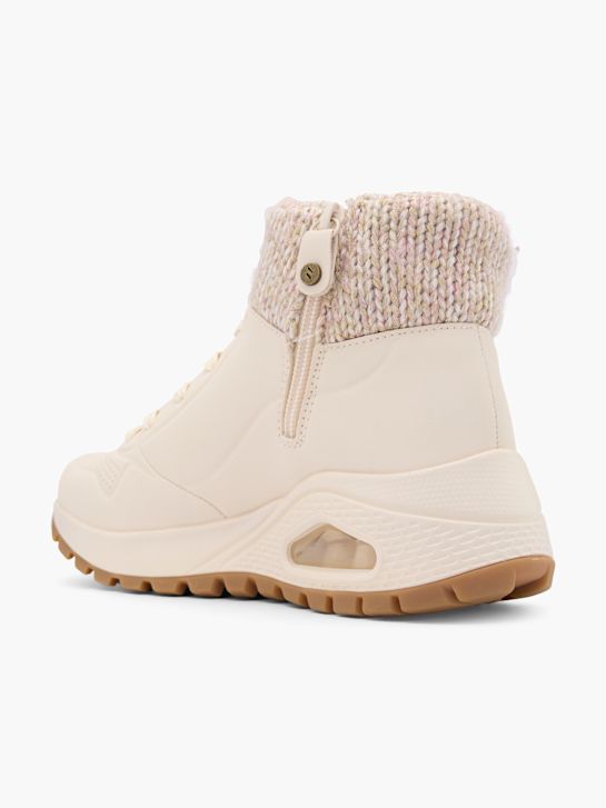 skechers uno krepak Čipke-up boot bež deichmann