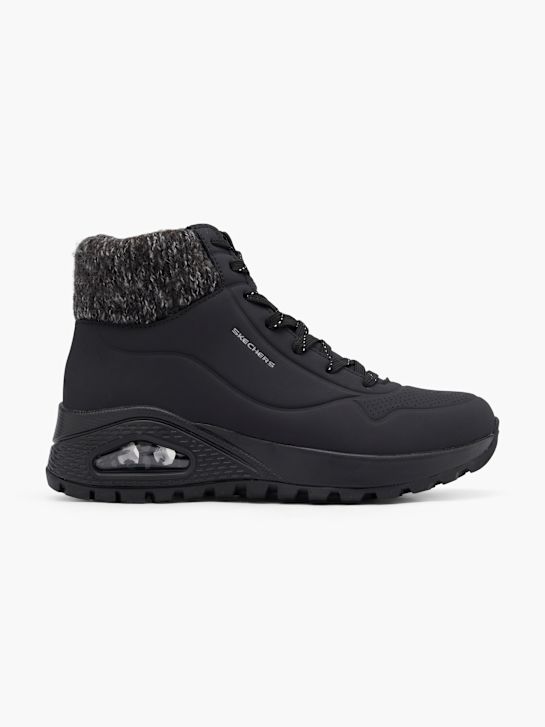 skechers uno krepak Čipke-up boot black deichmann