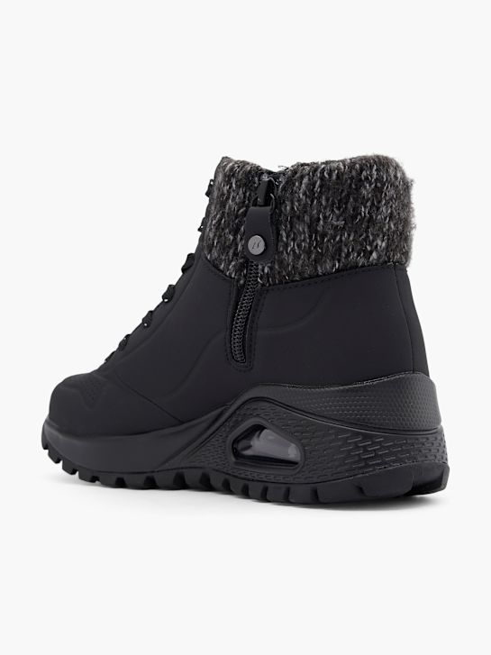 skechers uno krepak Čipke-up boot black deichmann