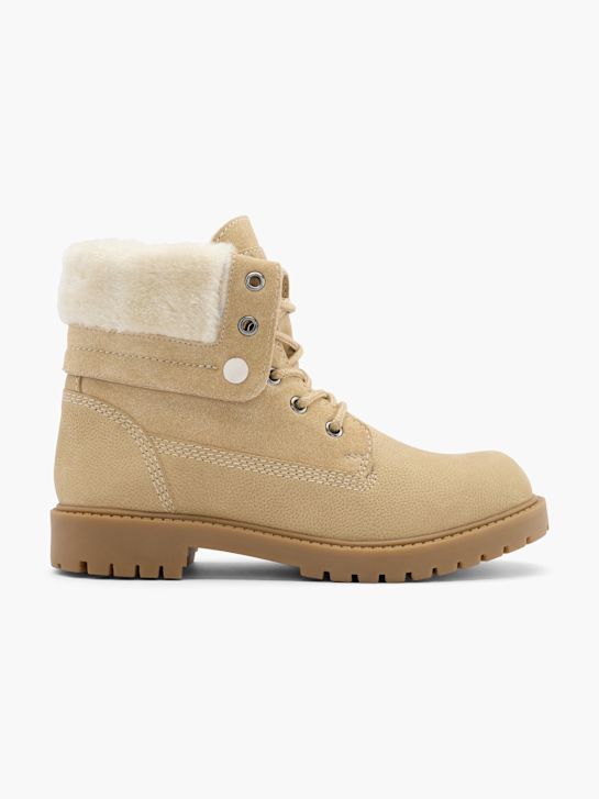 landrover Čipke-up boot bež deichmann