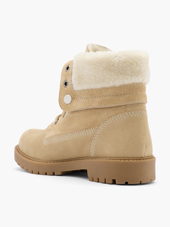 landrover Čipke-up boot bež deichmann