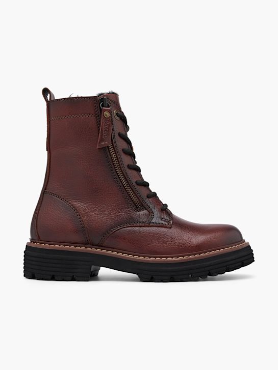 klop Čipke-up boot burgundija deichmann