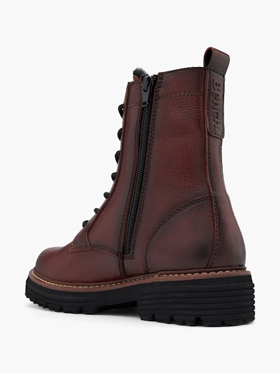 klop Čipke-up boot burgundija deichmann