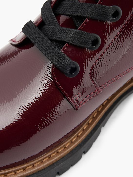 graceland Čipke-up boot burgundija deichmann