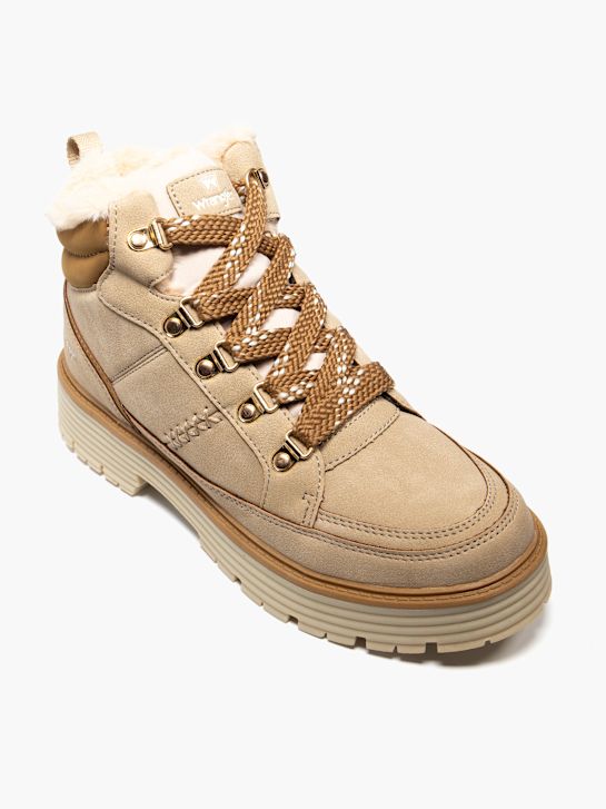 wrangler Čipke-up boot bež deichmann