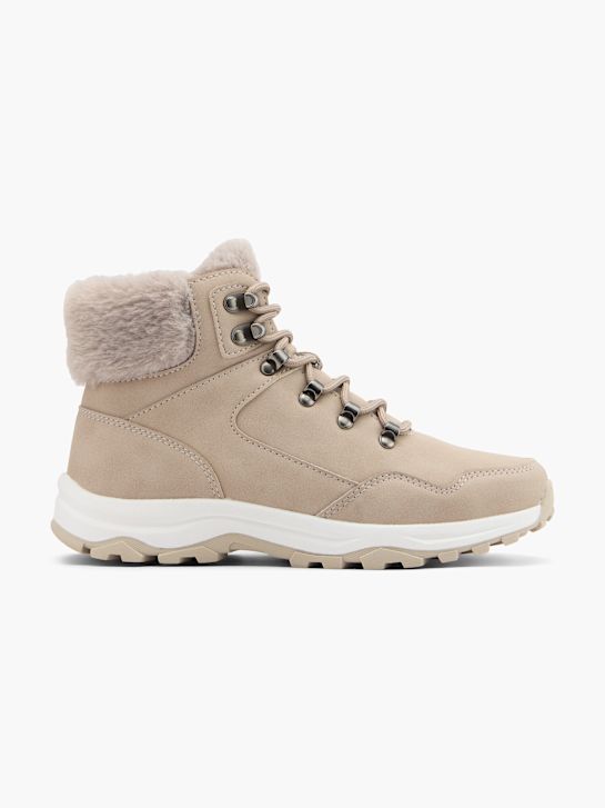vty Čipke-up boot bež deichmann