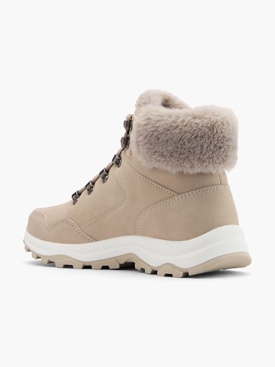 vty Čipke-up boot bež deichmann