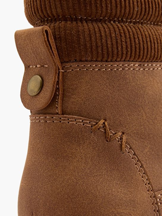 graceland Čipke-up boot brown deichmann