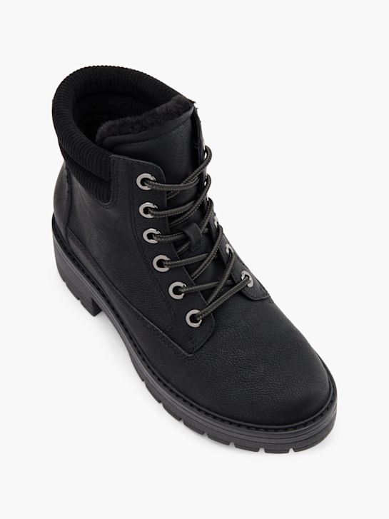 graceland Čipke-up boot black deichmann