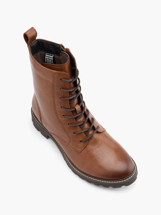 graceland Čipke-up boot brown deichmann