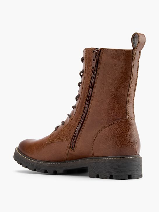 graceland Čipke-up boot brown deichmann